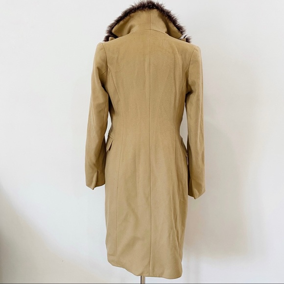 Banana Republic Wool & Cashmere Coat w/Shearling Collar - Picture 6 of 11